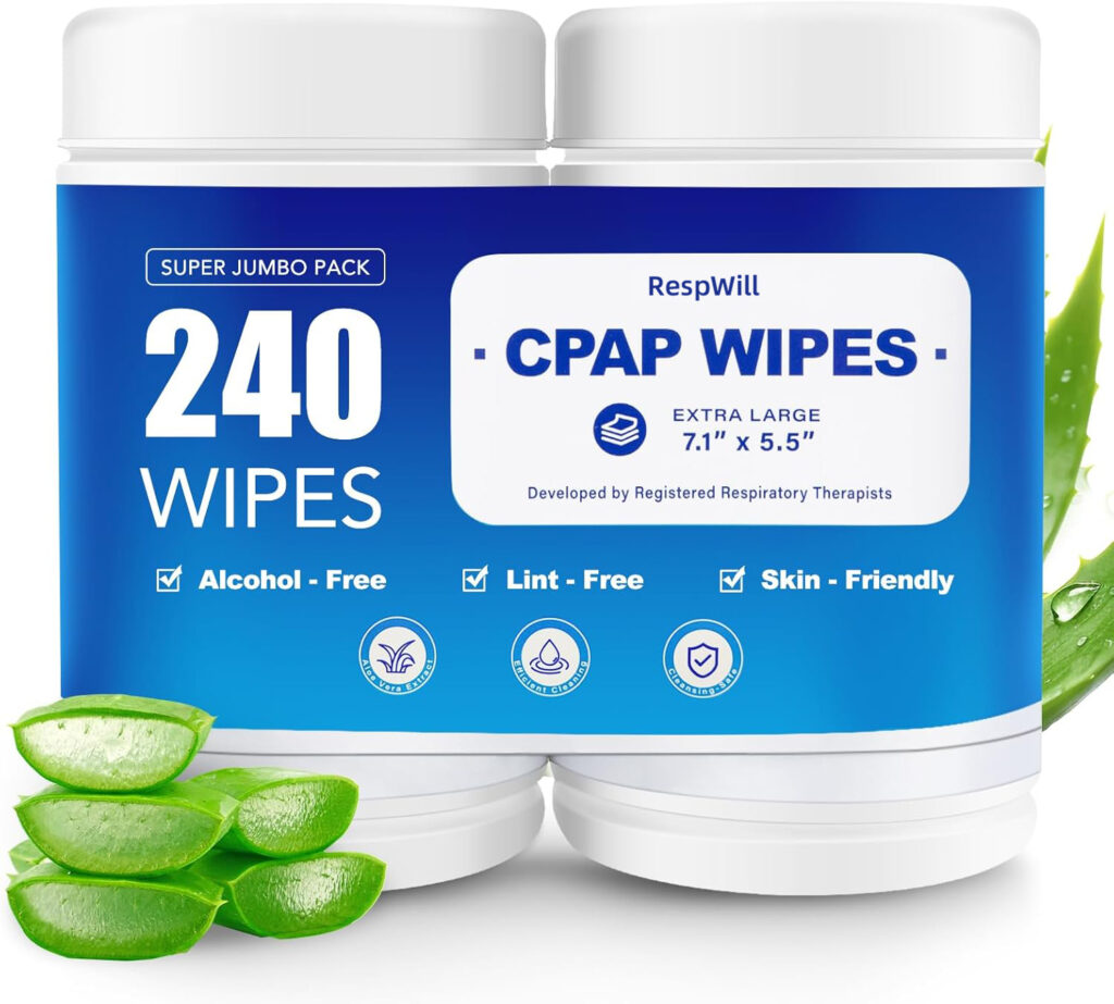 cpap mask wipes, extra large & moist, alcohol free, lint free, supply for daily cpap machine and supplies care cpap mask wipes, extra large & moist, alcohol free, lint free, supply for daily cpap machine and supplies care